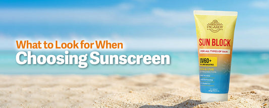 What to Look for When Choosing Sunscreen