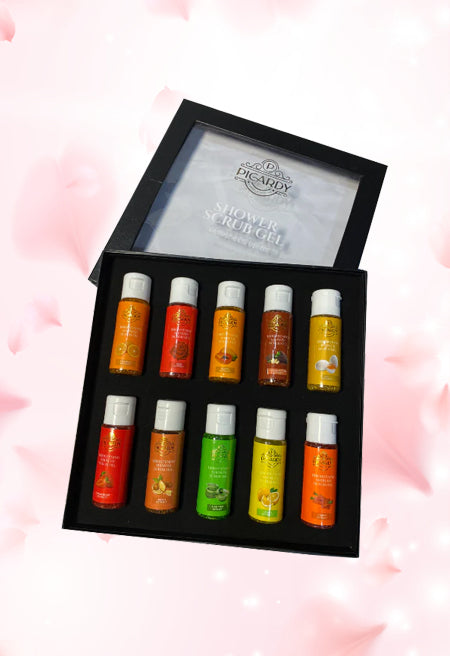 Picardy Shower Scrub Gel Tester Pack (All 10 Fragrances)