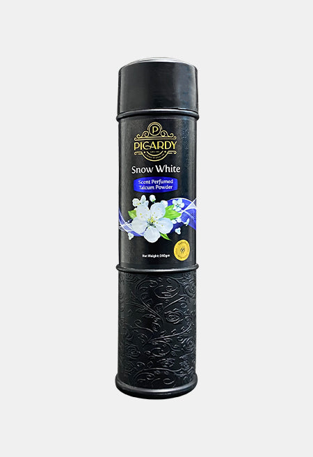 Picardy Beauty Snow white talcum powder, Picardy Beauty talcum powder, Picardy Beauty skin care, Refreshing talcum powder for daily use, Sweat control body powder, Long-lasting fragrance talcum powder, Soft and smooth skin powder, Picardy Beauty Pakistan, Best talcum powder in Pakistan, Daily body care powder Pakistan, Skin-friendly talcum powder Pakistan, Freshness powder for Pakistani climate