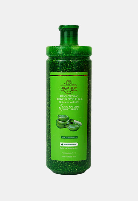 Picardy Beauty Aloe Vera Extracts Brightening Shower Scrub Gel, Picardy Beauty shower scrub gel, Aloe vera shower scrub gel Pakistan, Pakistan’s number 1 shower scrub gel, Picardy aloe vera body wash, Best shower scrub gel in Pakistan, Natural aloe vera shower gel, Skin refreshing shower scrub gel, Gentle exfoliating shower gel, Moisturizing aloe vera shower scrub, Picardy Pakistan body care