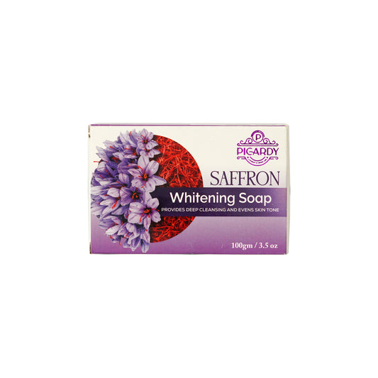 Picardy Beauty saffron soap, Saffron brightening soap Pakistan, Best brightening soap in Pakistan, Picardy saffron whitening soap, Skin glowing saffron soap, Natural saffron soap, Gentle brightening soap Pakistan, Daily use saffron soap, Pakistani skincare soap, Picardy Pakistan skincare