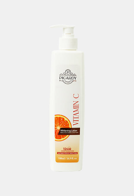 Picardy Beauty vitamin C lotion, Vitamin C glowing lotion Pakistan, 500ml body lotion, Best vitamin C lotion in Pakistan, Picardy brightening vitamin C lotion, Skin glowing body lotion, Natural vitamin C lotion, Daily use glowing lotion, Pakistani skincare lotion, Picardy Pakistan body care
