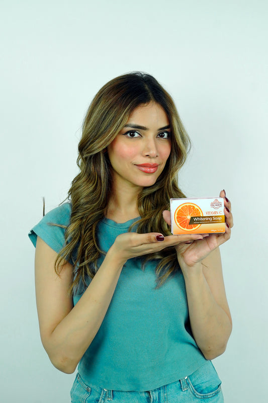 Picardy Beauty vitamin C soap, Vitamin C glowing soap Pakistan, Best vitamin C soap in Pakistan, Picardy brightening vitamin C soap, Skin glowing vitamin C soap, Natural vitamin C soap, Gentle vitamin C soap Pakistan, Daily use glowing soap, Pakistani skincare soap, Picardy Pakistan skincare
