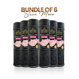 Picardy Black Romantic Amber Talcum Powder - Pack of 6