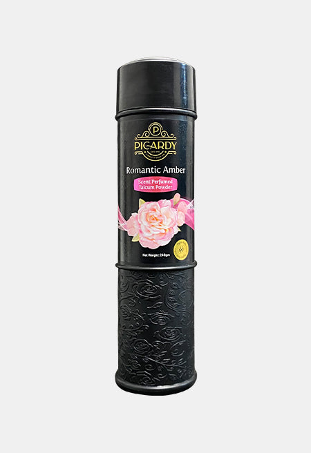 Picardy Black Romantic Amber Talcum Powder